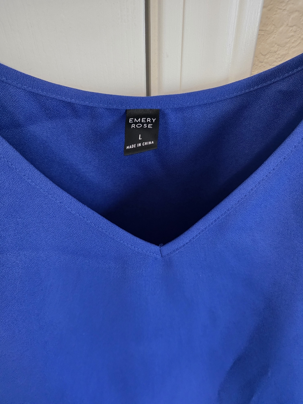SHEIN Royal Blue V-Neck Spaghetti Strap Tank Top - Picture 4 of 4